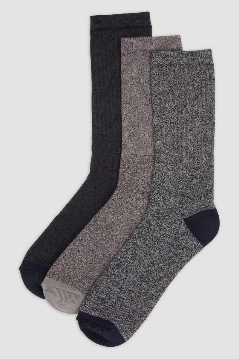 3 Pack Bramble Blue Socks