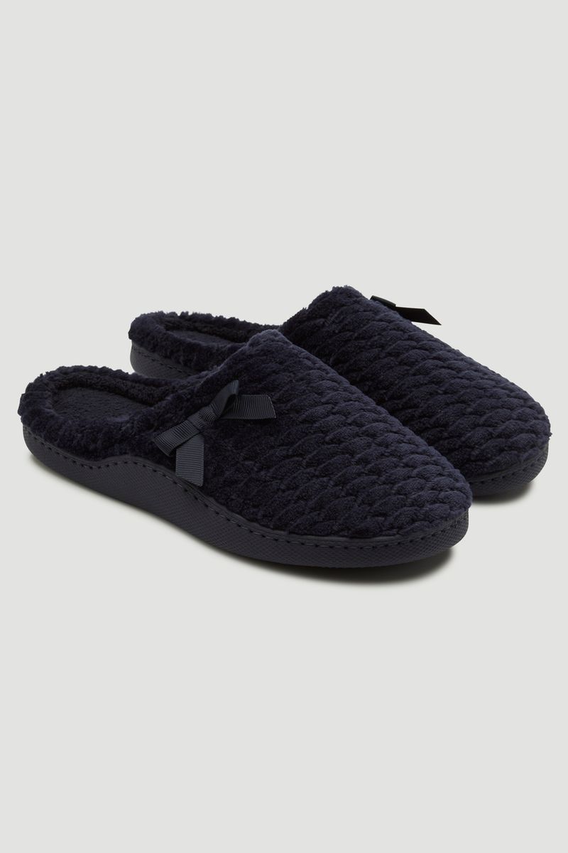 Navy Cupsole Mules