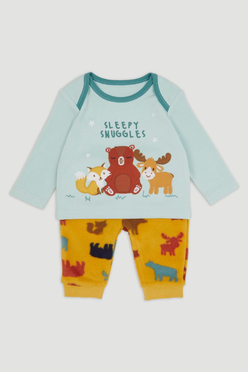 Woodland Animal Fleece pyjamas