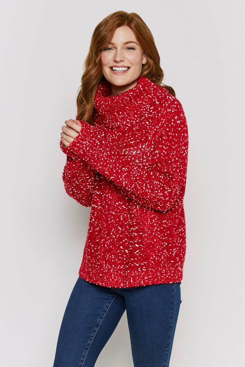 Red Knit Jumper