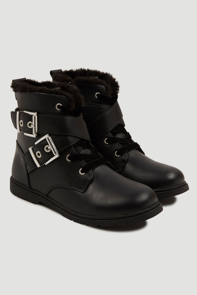 Black Biker Boots