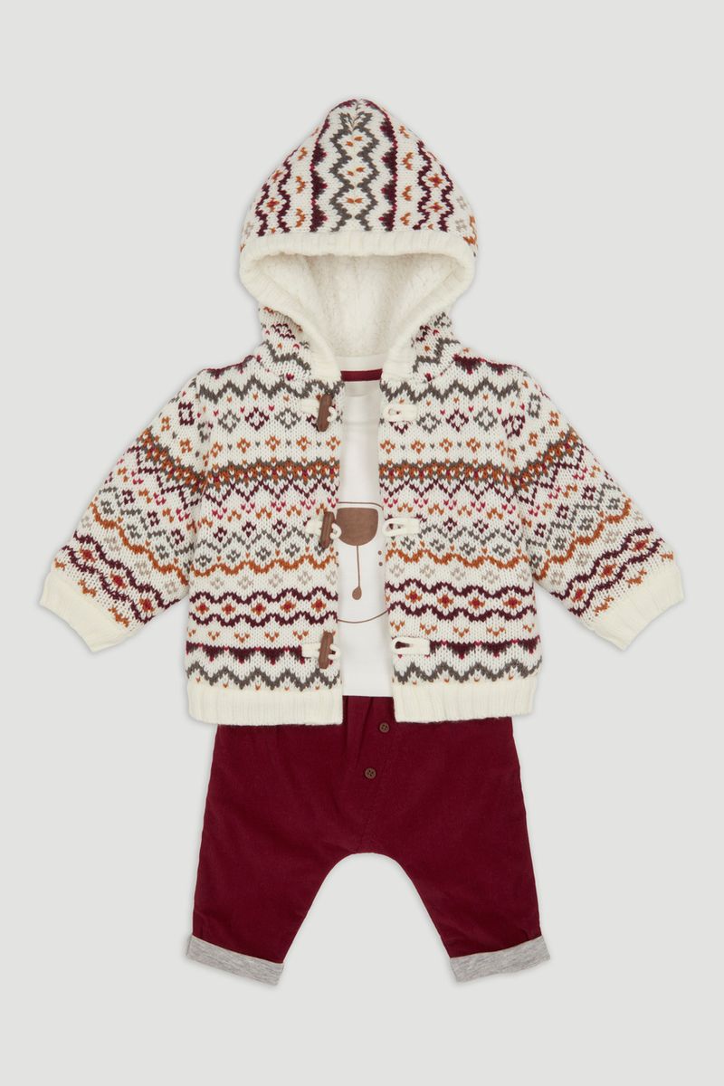 Fairisle Cord Trouser set