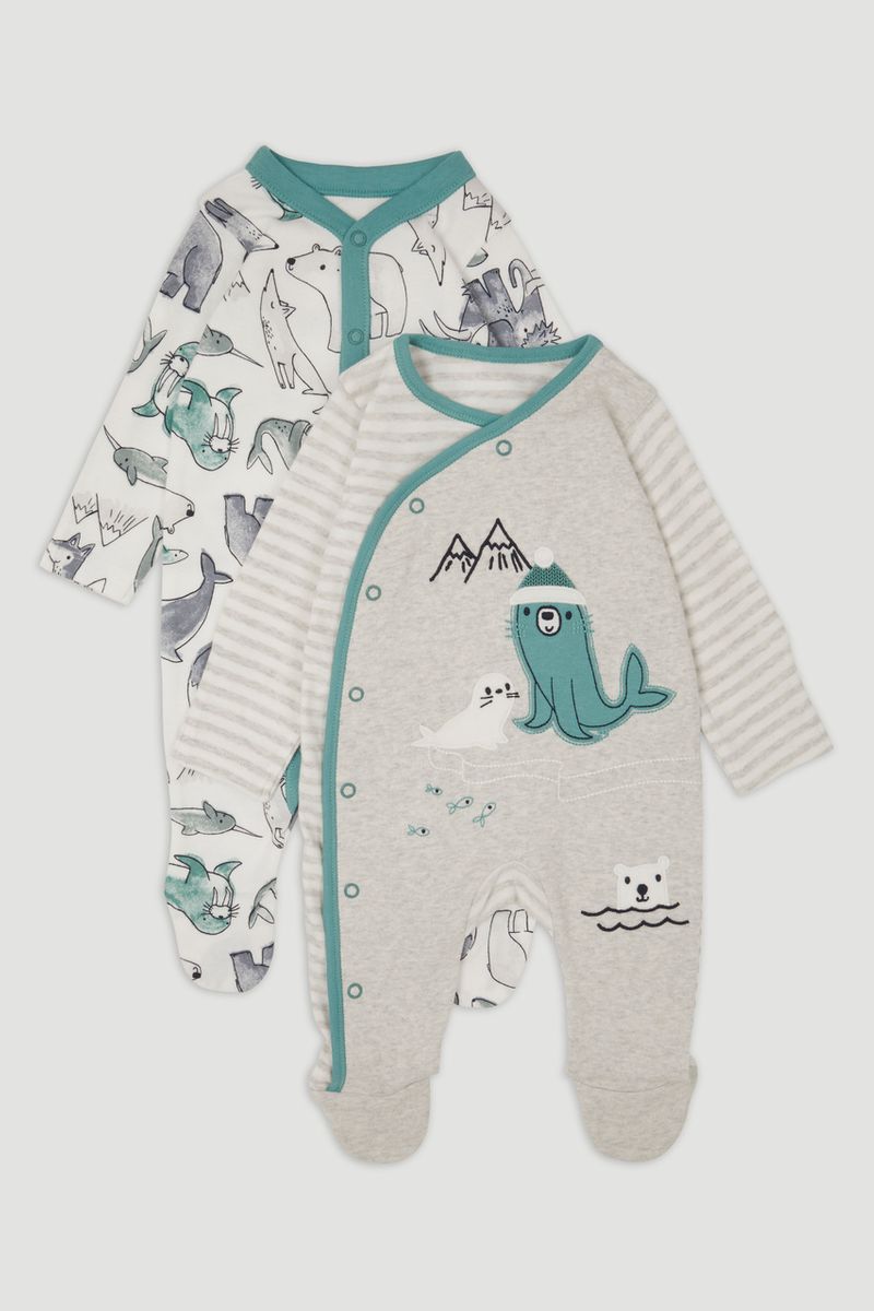 2 Pack Arctic Sleepsuits