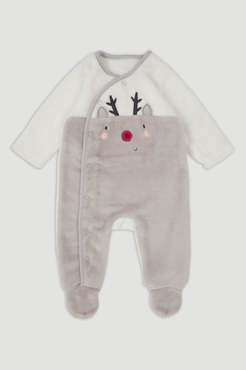 Reindeer Fleece Onesie