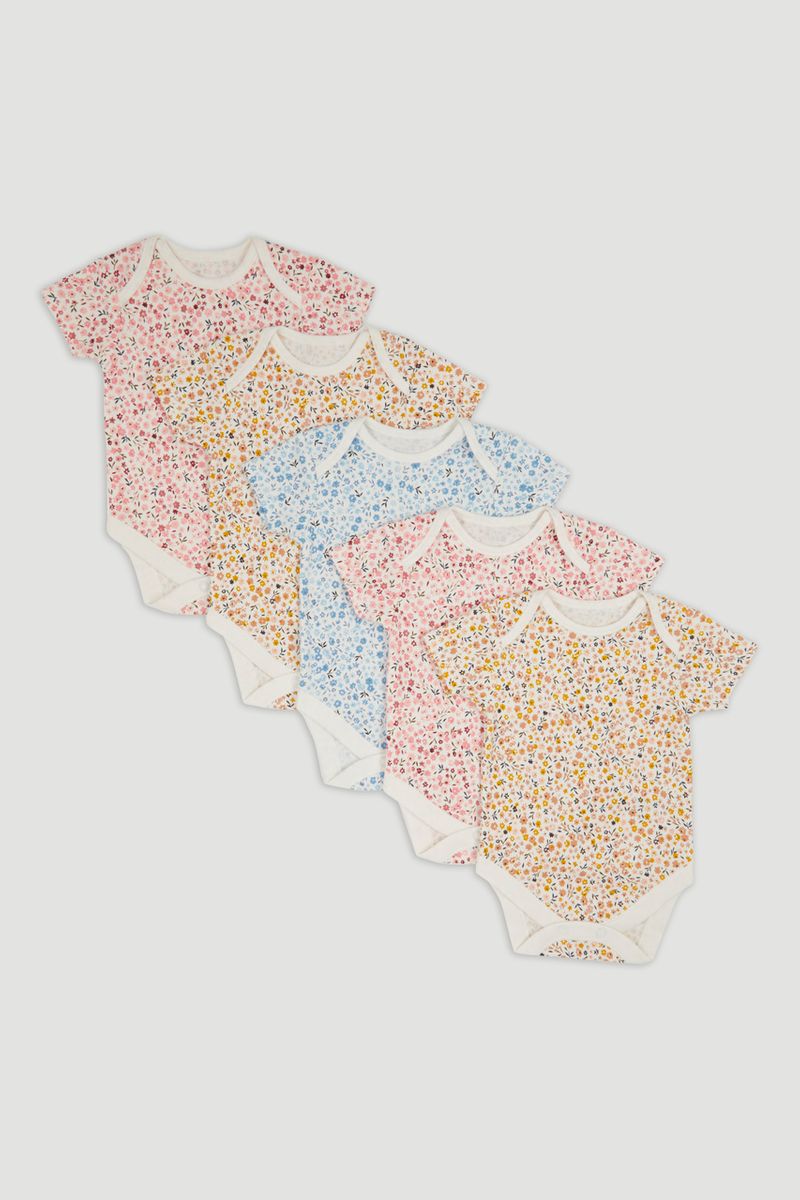 5 Pack Flower bodysuits
