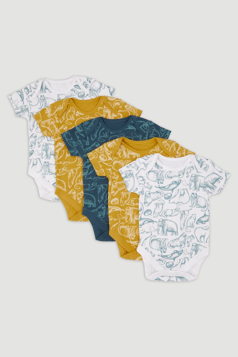 5 Pack Arctic bodysuits