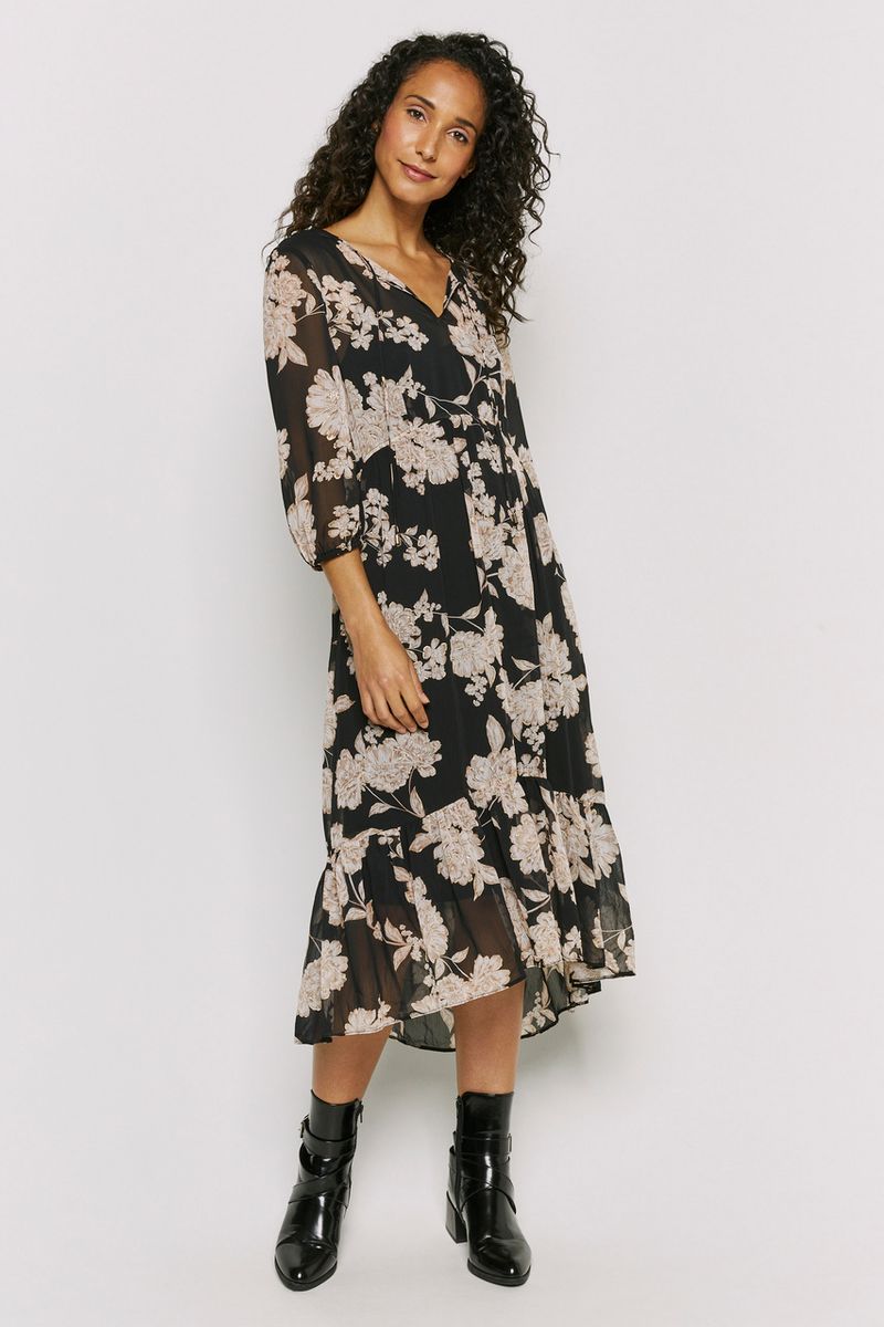Chiffon Floral Dress