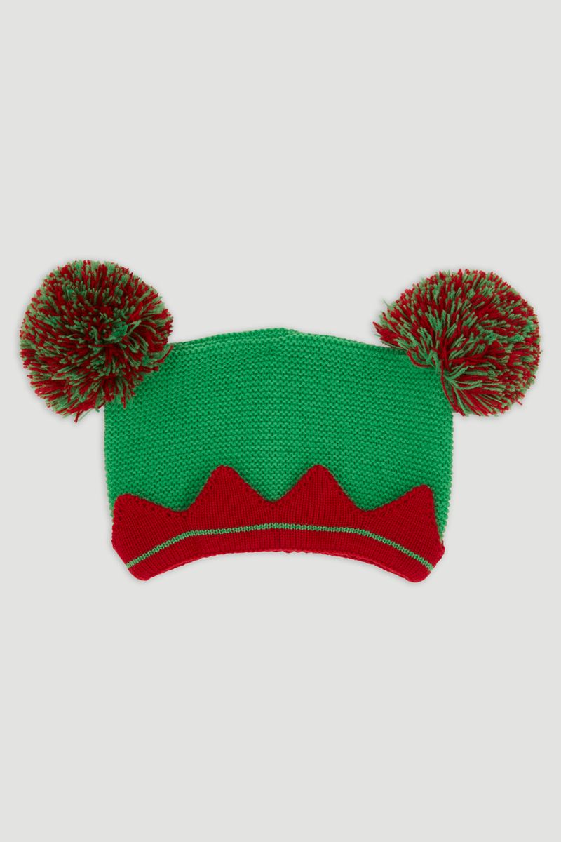 Elf Pom Pom Hat