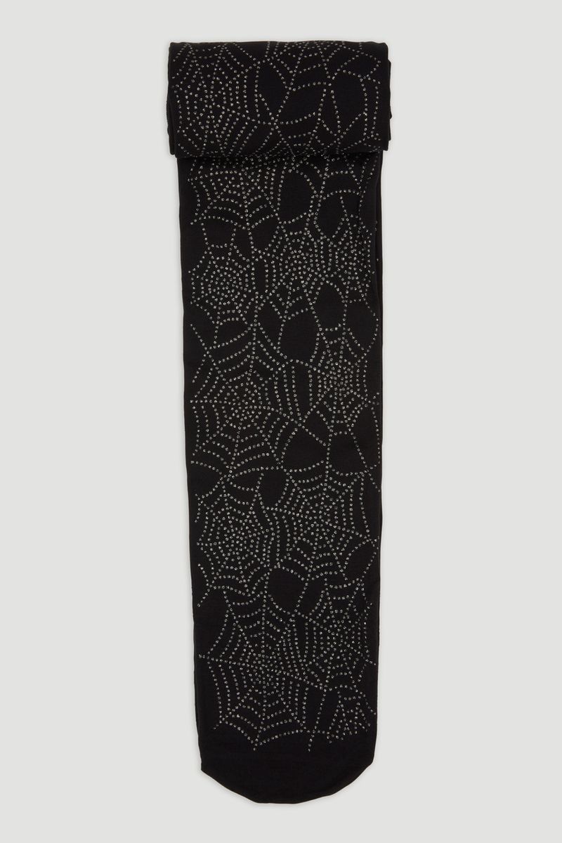 Halloween Cobweb Tights