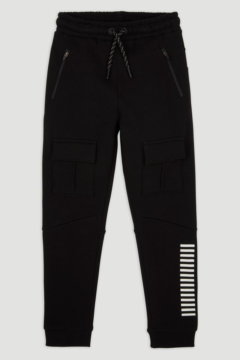 Black Utility Joggers