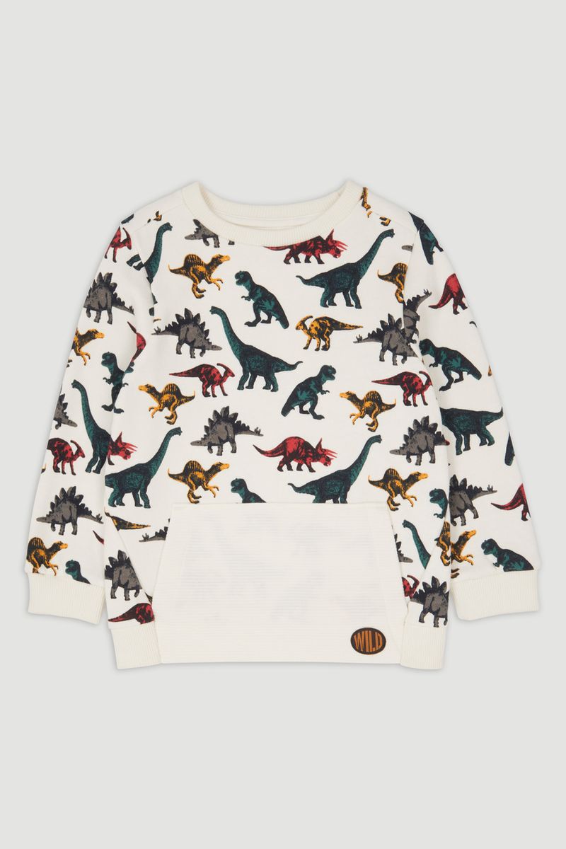 Dino Ripple Detail Sweatshirt