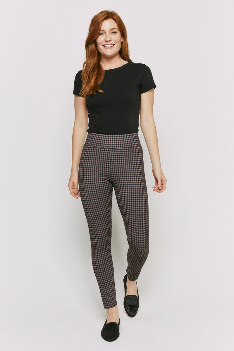 Red Check Leggings