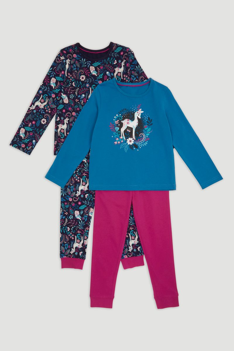 2 Pack Woodland Pyjamas