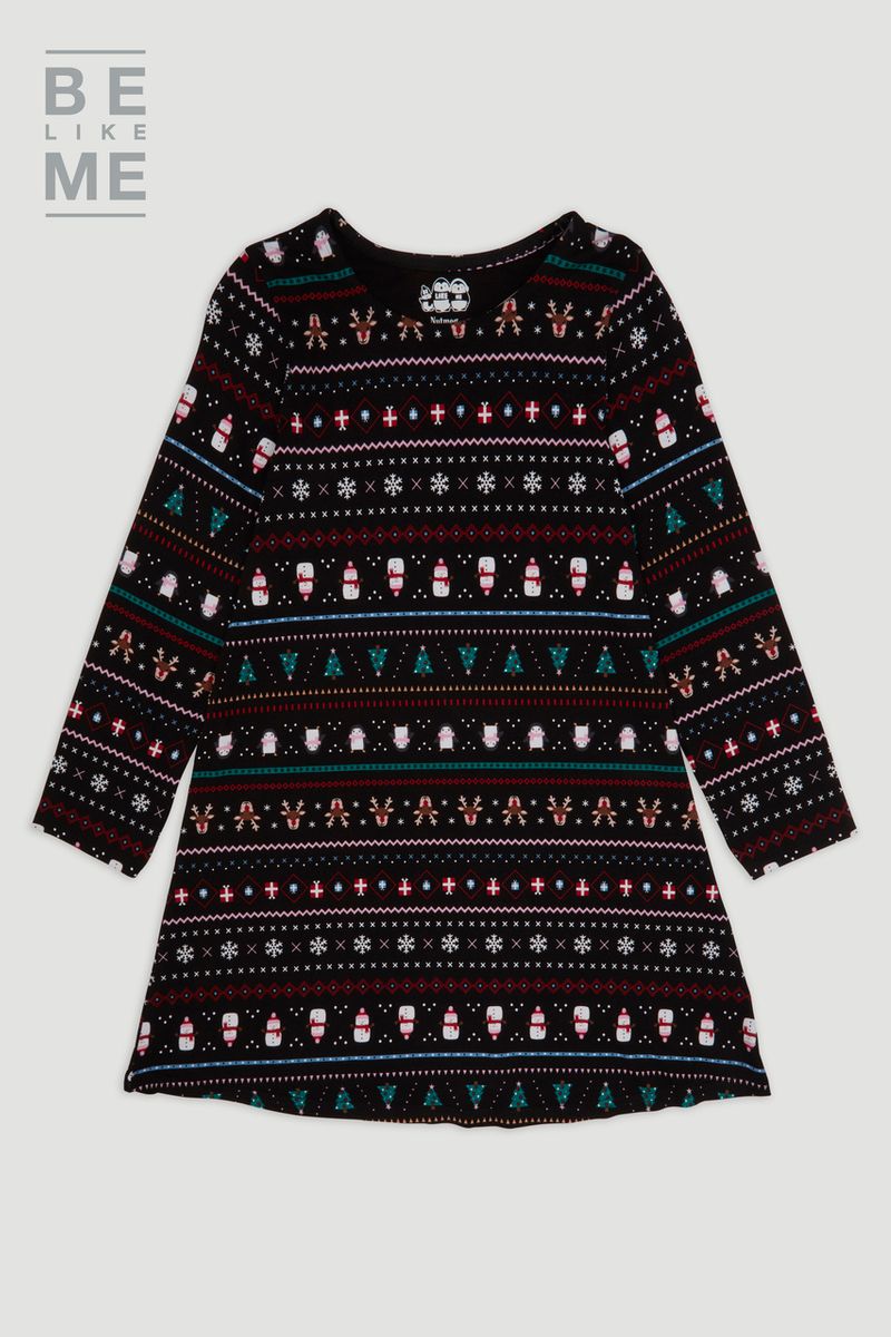 Family Of Christmas Fairisle Dress