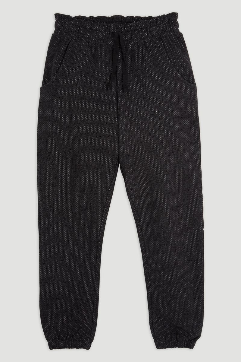 Black Sparkle Jogger