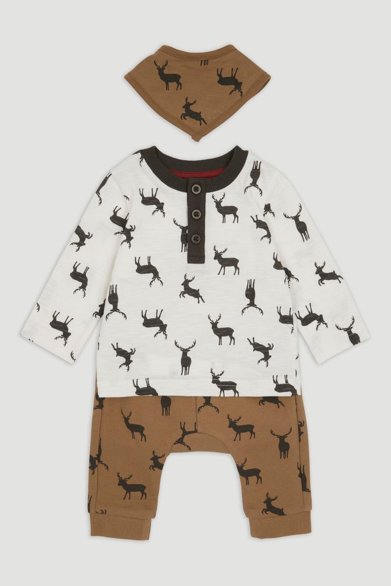 3 Piece Stag Jersey set