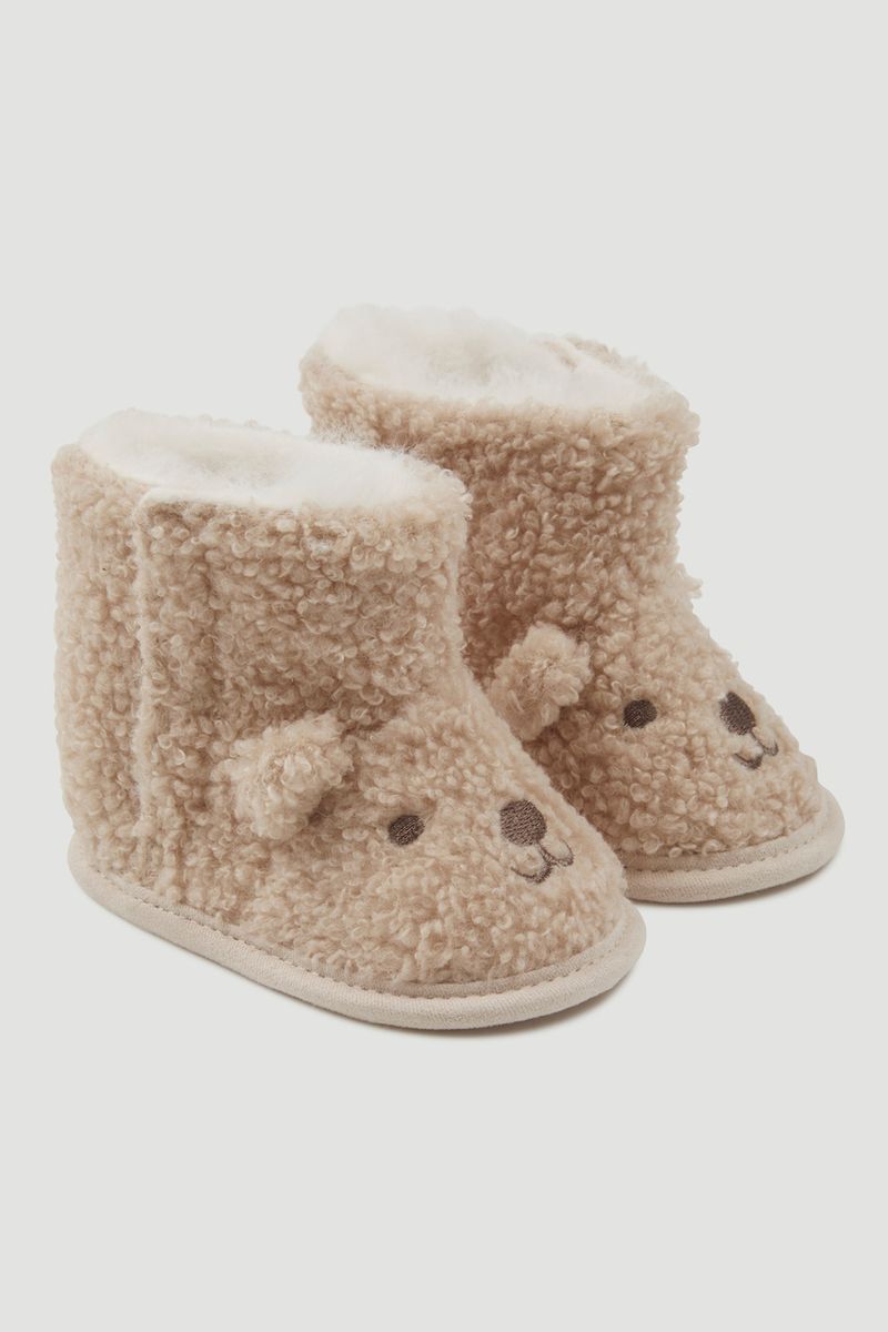 Bear Boucle booties