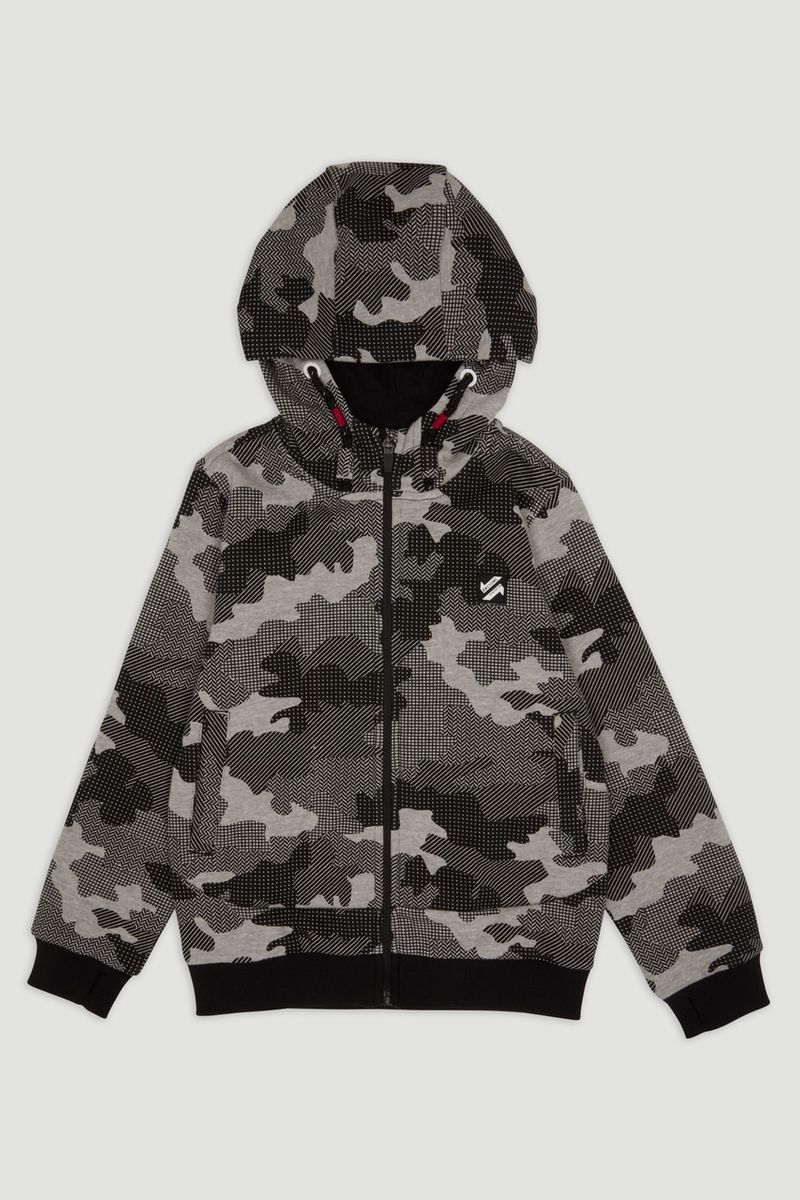 Grey Camo Hoodie