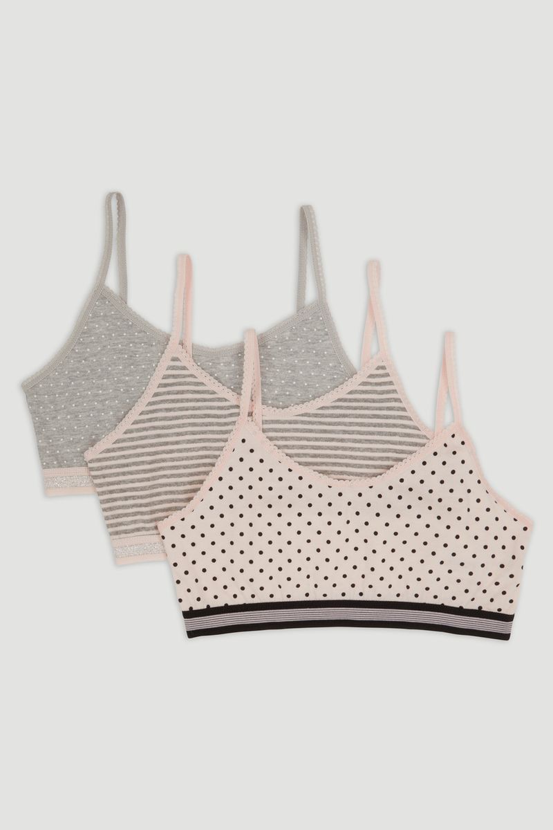 3 Pack Glitter Crop tops