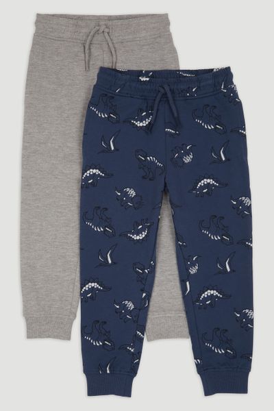 boys navy school joggers