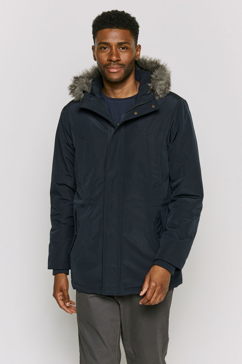Navy Parka coat