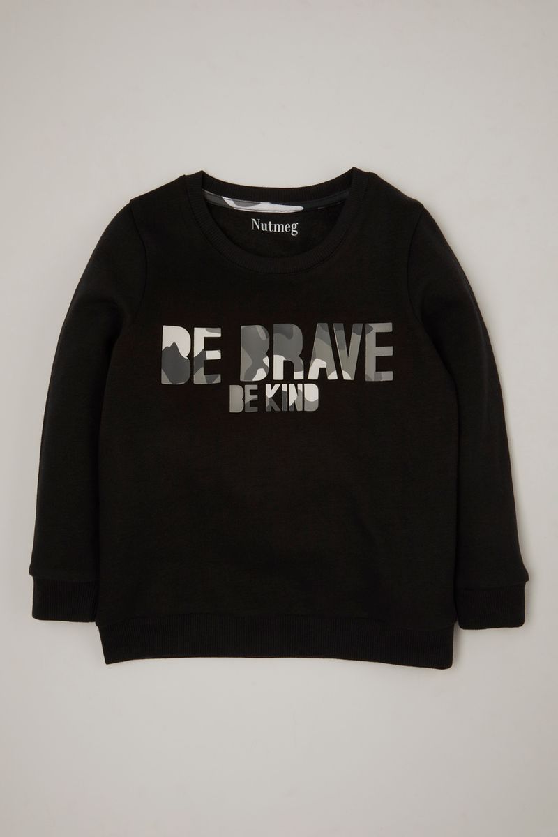 Be Brave Be Kind Camo Sweatshirt