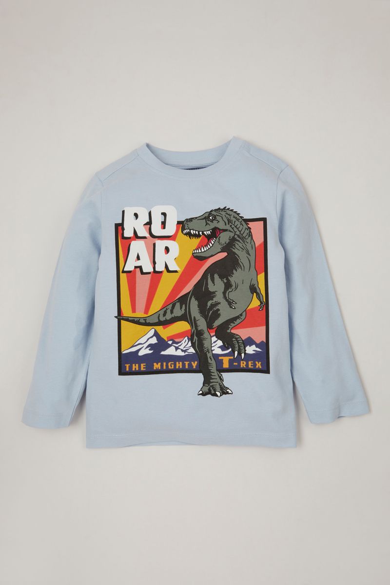 Blue Dinosaur Roar T-shirt