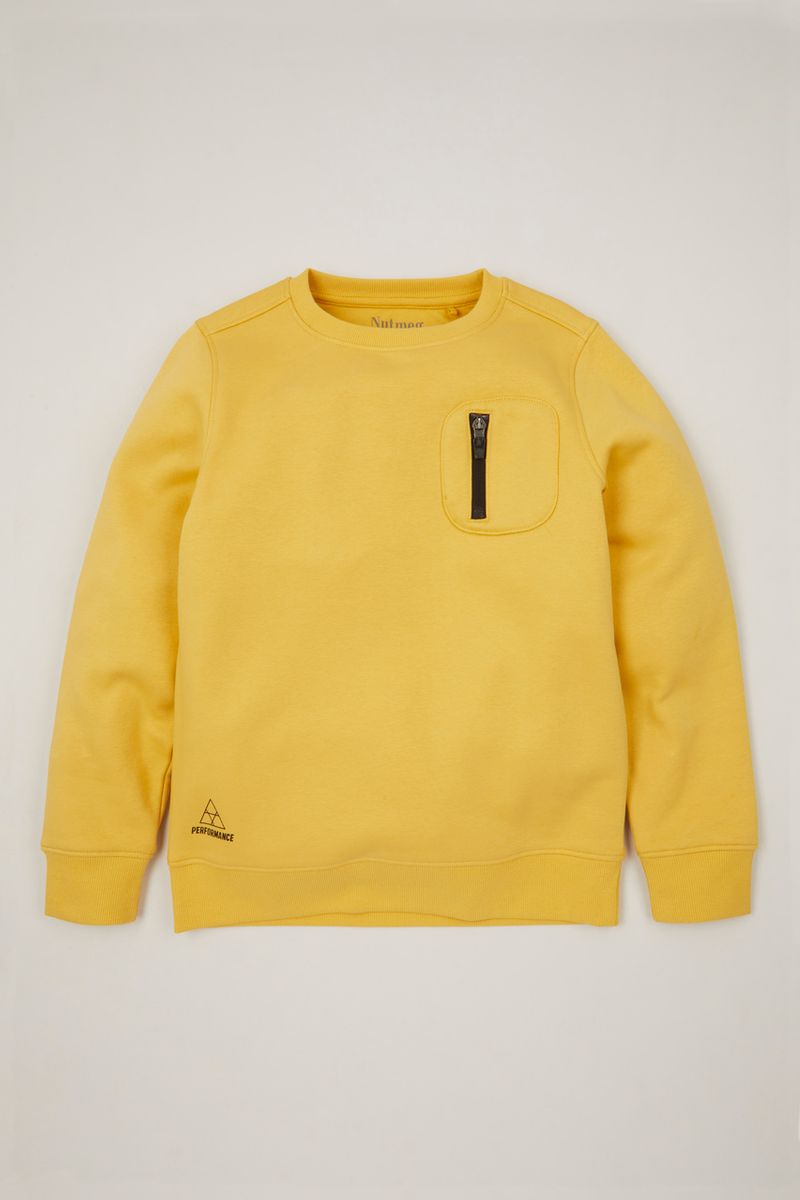 Ochre Zip Pocket Sweatshirt