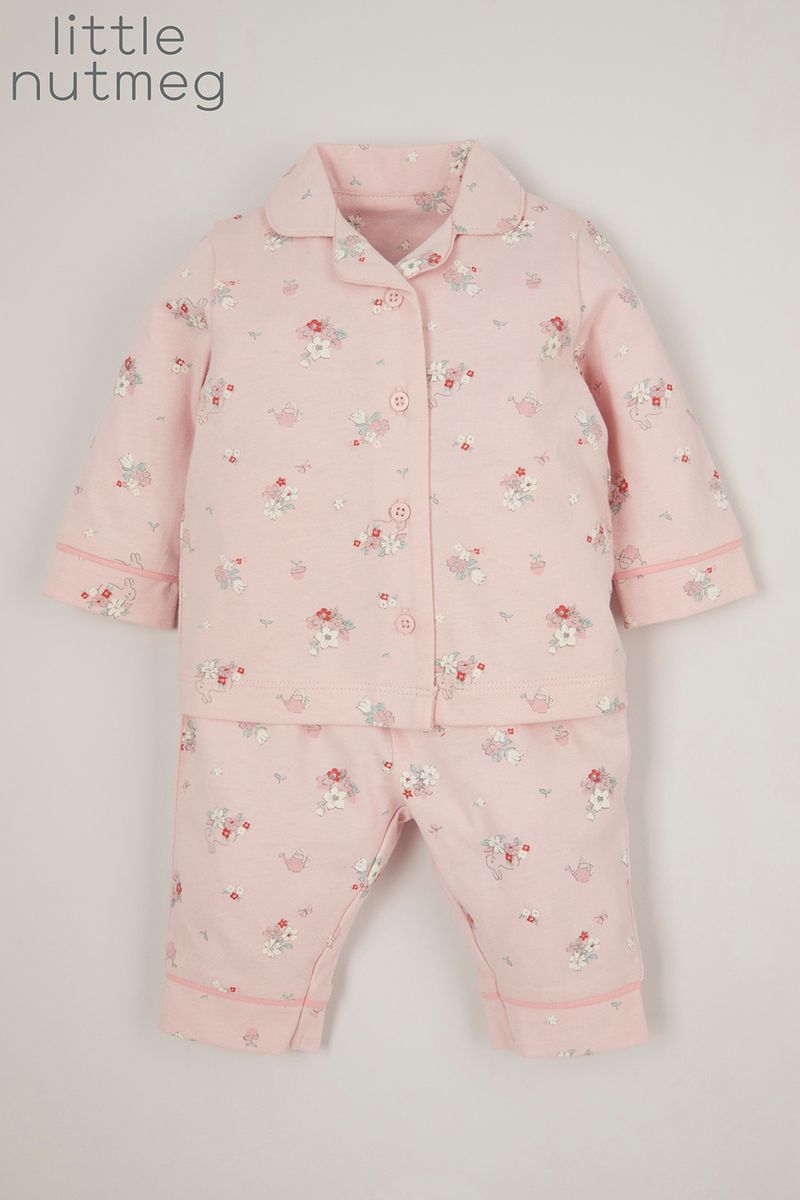 Little Nutmeg Flower Woven pyjamas
