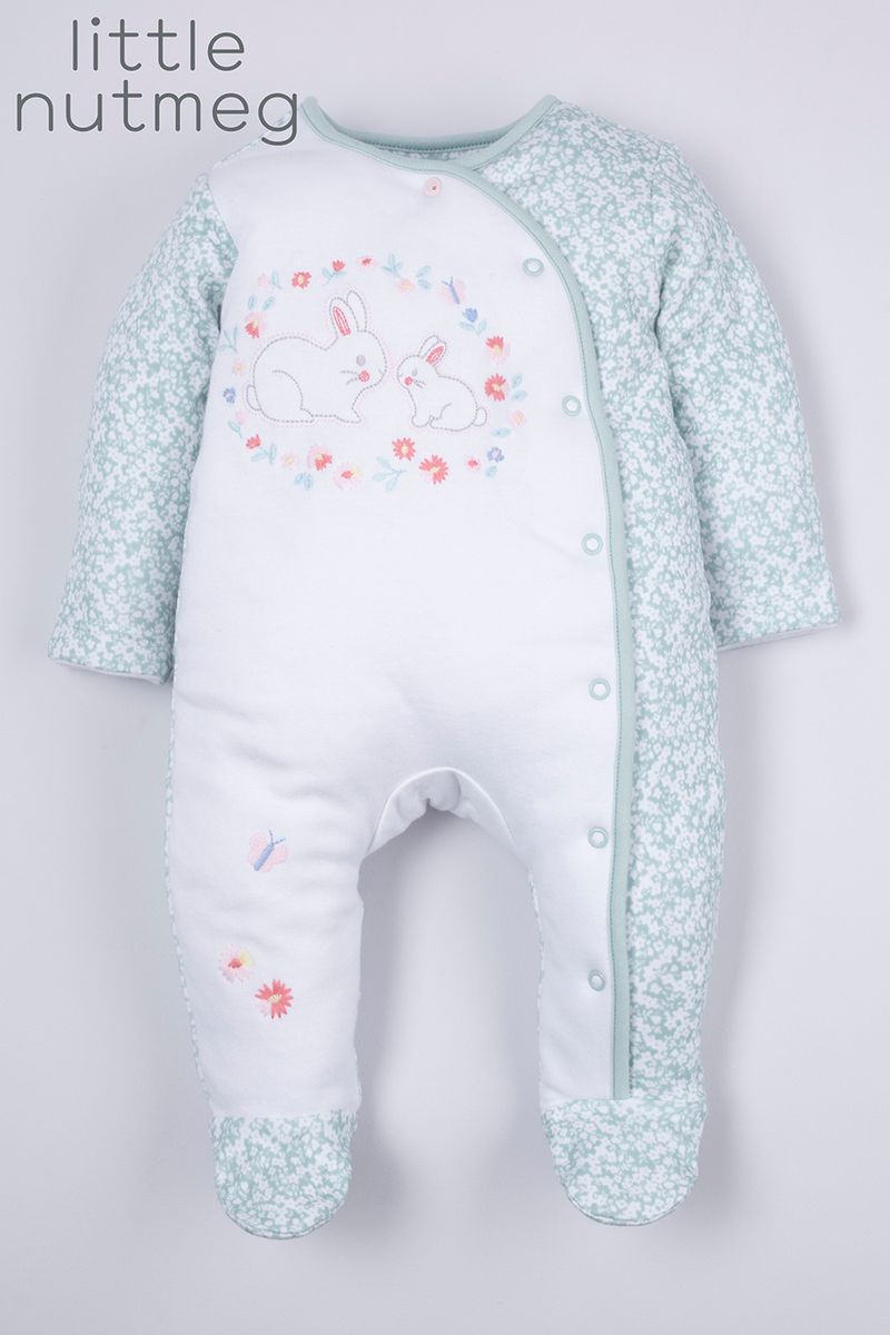 Little Nutmeg 2.0 Tog Flower sleepsuit