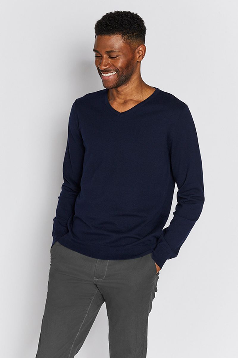 Navy V-Neck jumper