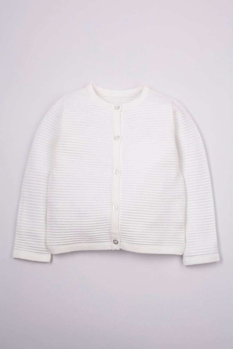 Cream Knitted cardigan 1-10yrs