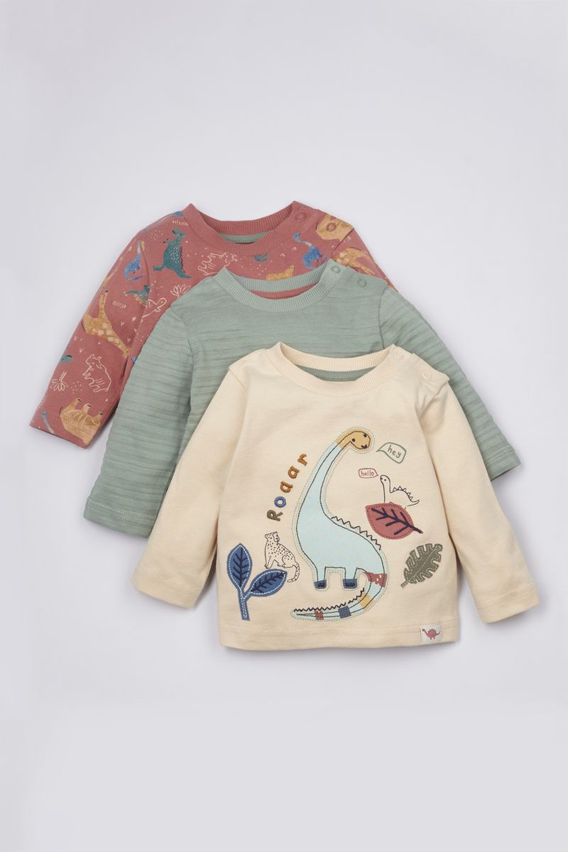3 Pack Dinosaur T-Shirts