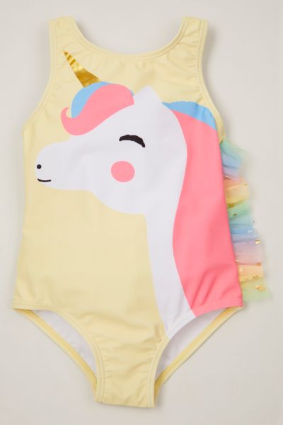 Yellow Unicorn swimsuit