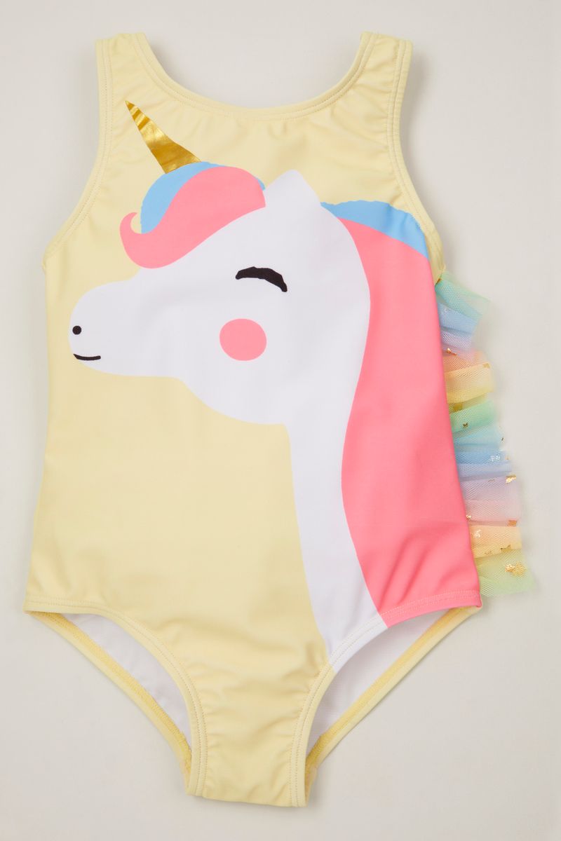 Yellow Unicorn swimsuit