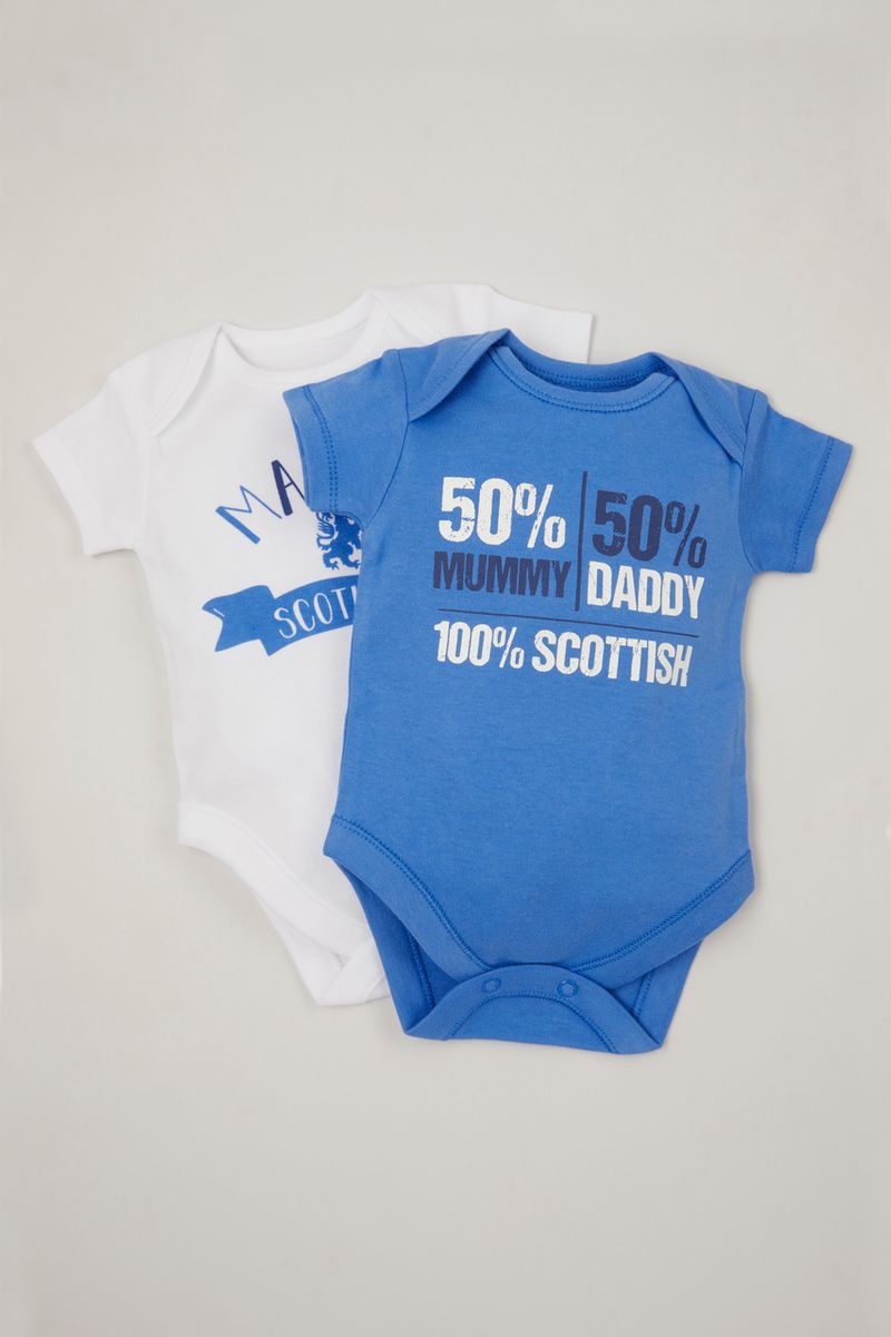 2 Pack Made in Scotland bodysuits