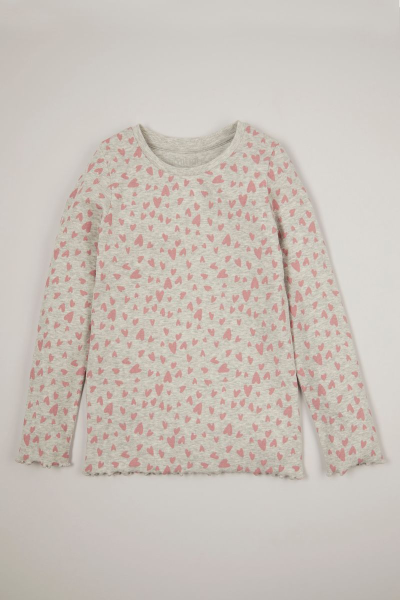 Heart Long Sleeve T-Shirt 3-14yrs