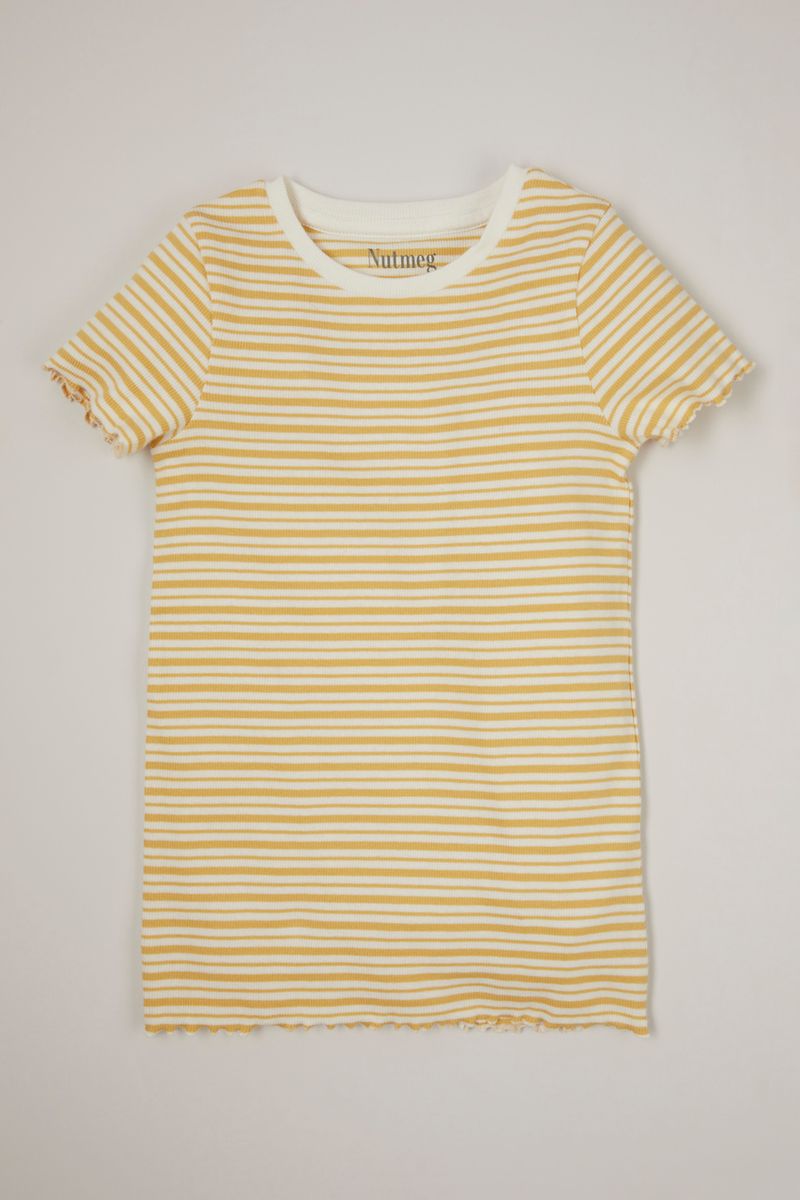 Stripe Ribbed T-shirt 3-14yrs