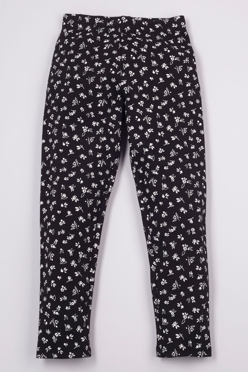 Adjustable Flower Print Leggings 3-14yrs