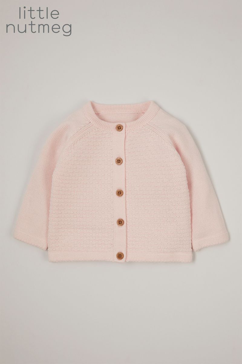Little Nutmeg Online Exclusive Pink Cardigan