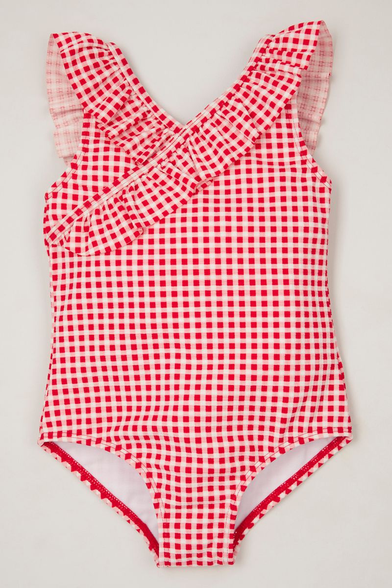 Red Gingham swimsuit