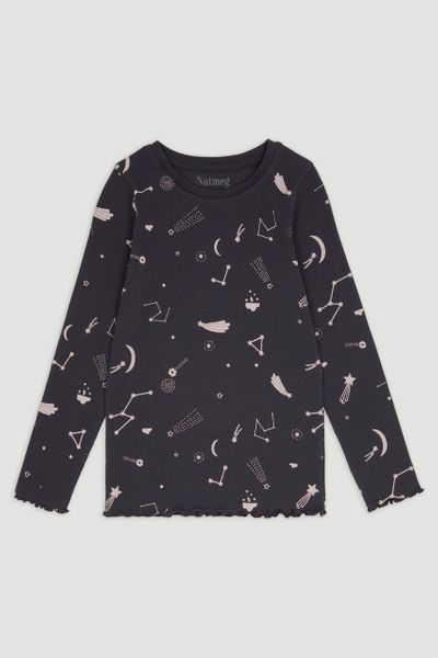 Constellation Rib Long Sleeve T-shirt 3-14yrs