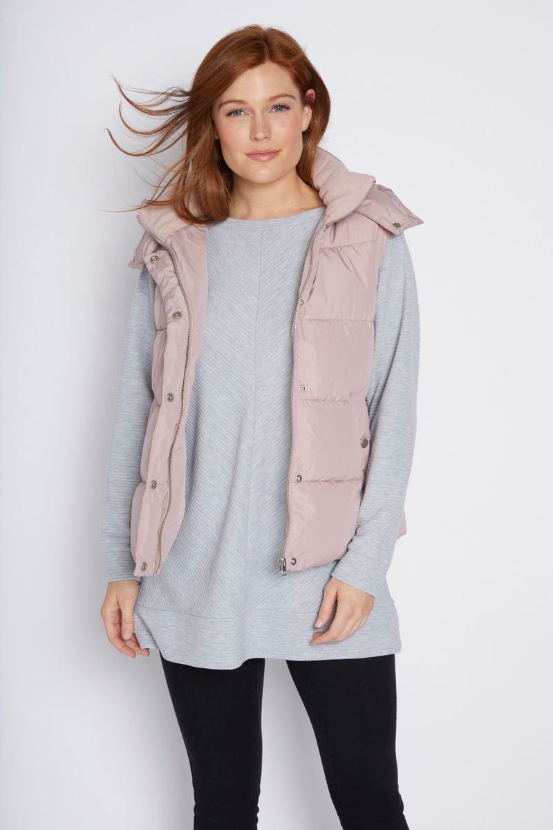 Pink Padded Gilet