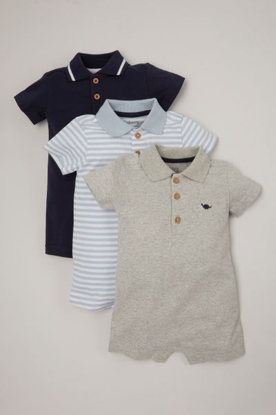 Online Exclusive 3 Pack Polo Shirt rompers
