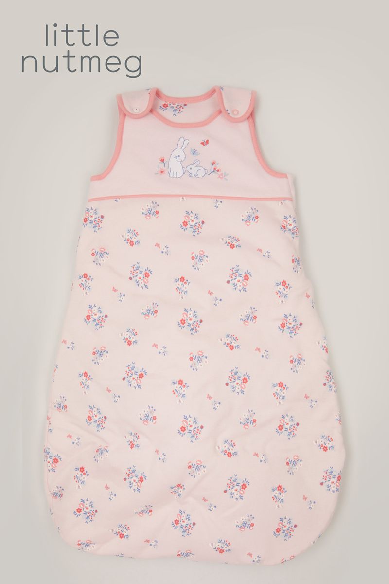 Little Nutmeg 2.5 Tog Pink Bunny Sleeping bag