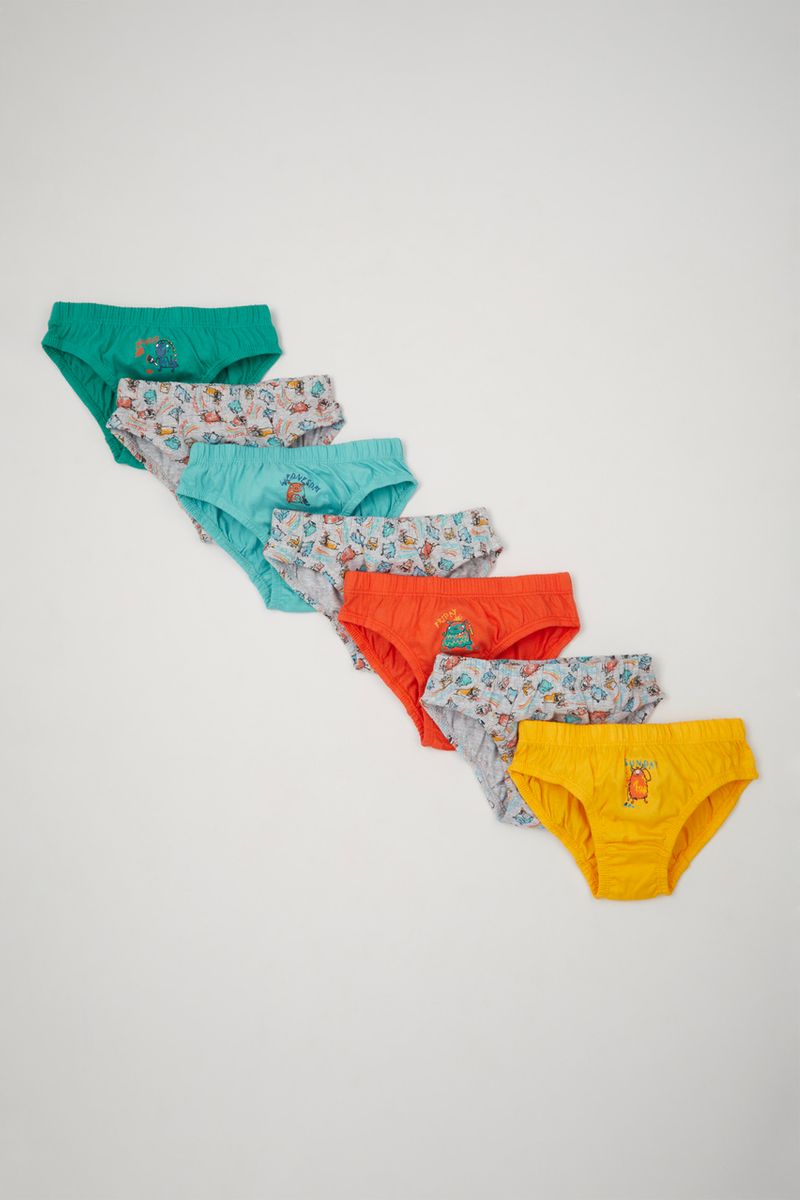7 Pack Monster Days of the Week Briefs