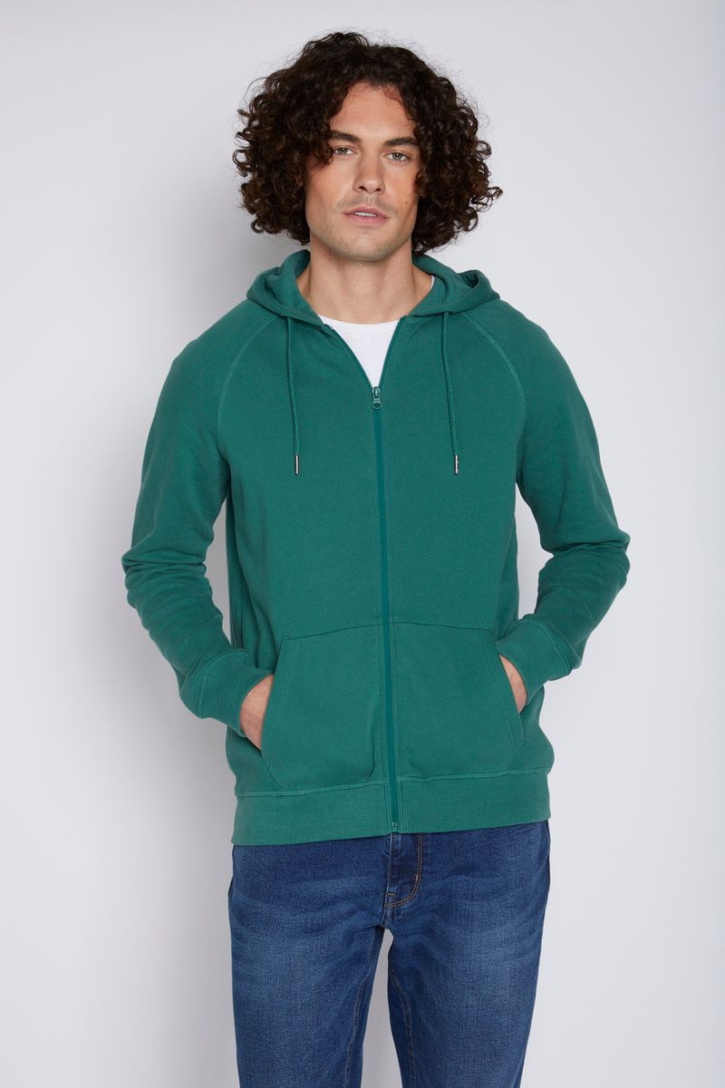 Green hoodie