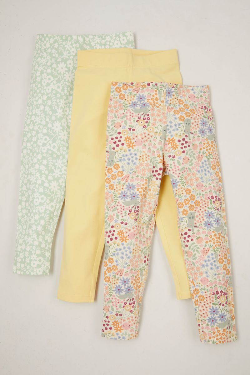 3 Pack Print Leggings