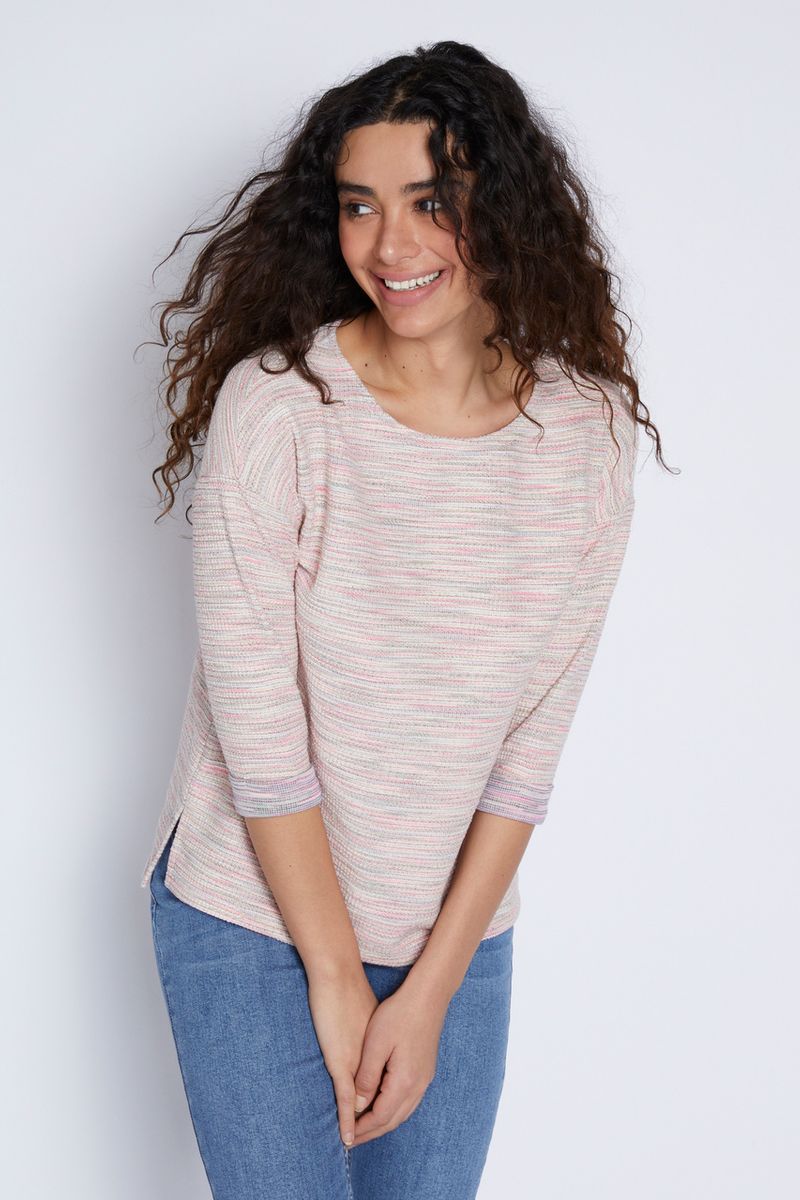 Pink Boucle Tunic