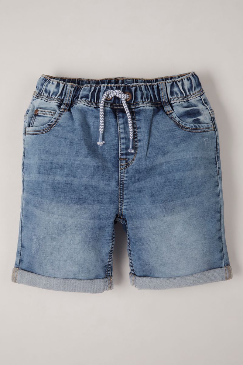 Denim Light Wash Shorts 1-14yrs